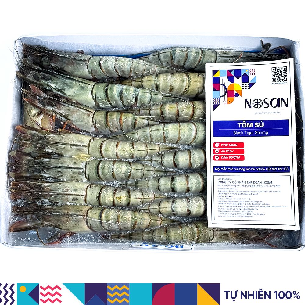 Tôm Sú Tươi Nguyên Con ĐL 25-30 con/KG - Ảnh 2