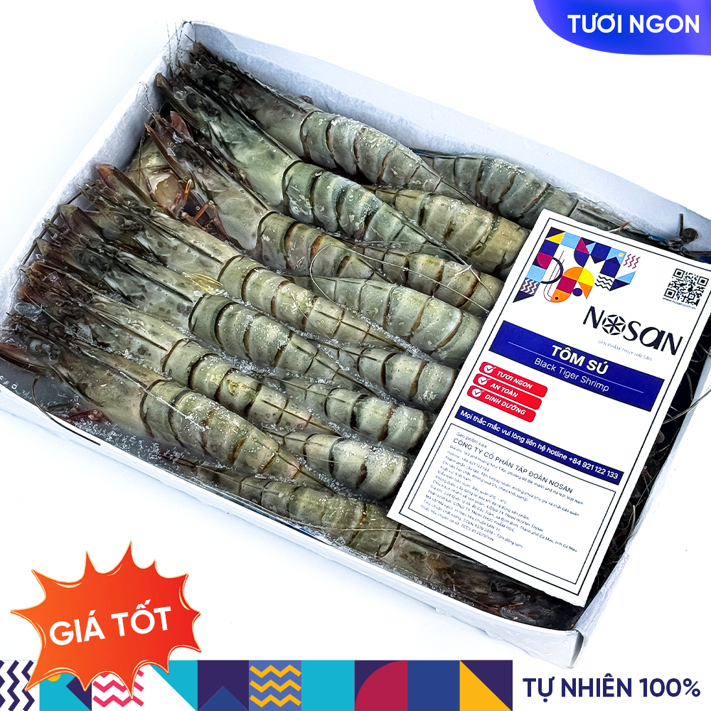 Tôm Sú Tươi Nguyên Con ĐL 25-30 con/KG