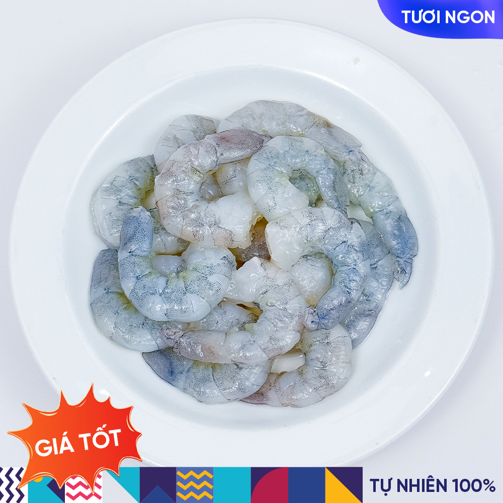 Tôm Thẻ Tươi Bóc Nõn Đông IQF (Gói 250G) - Ảnh 2