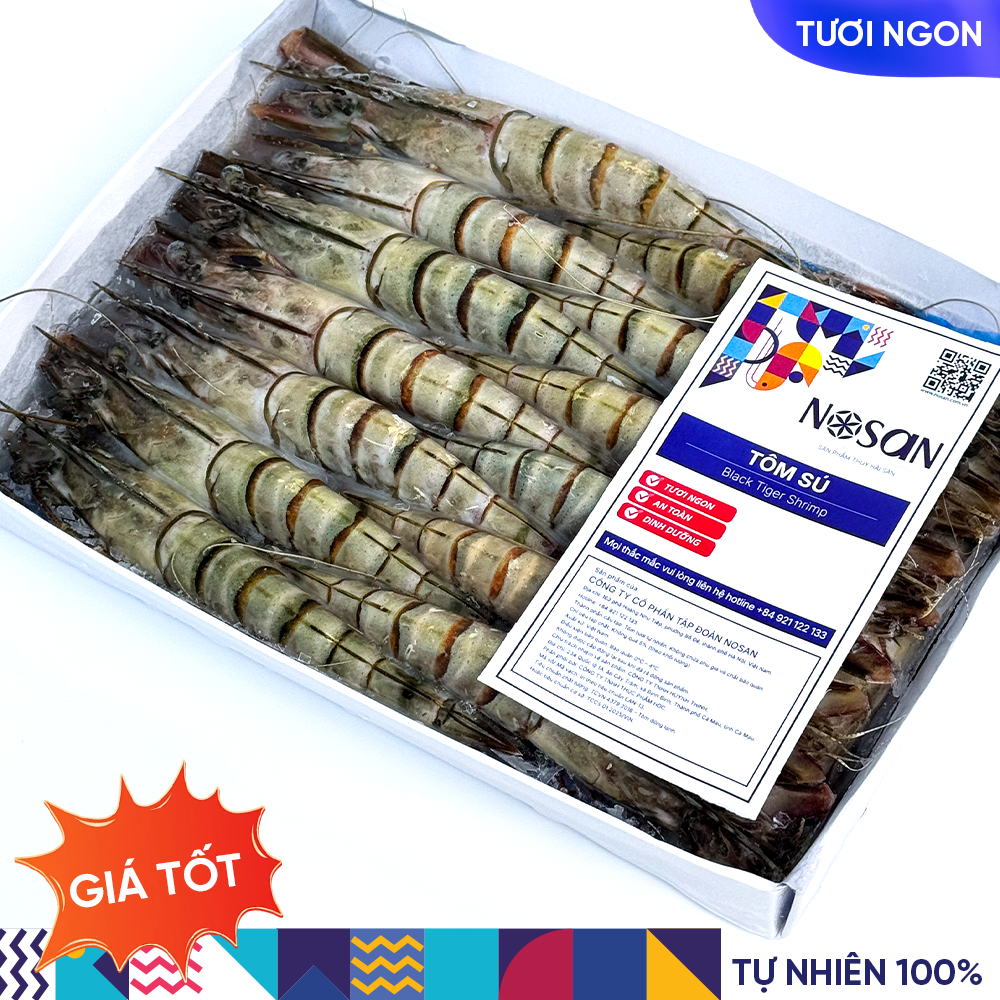 Tôm Sú Tươi Nguyên Con ĐL 20-25 con/KG