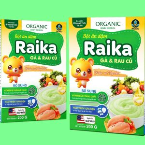 Bột ăn dặm Raika (Gà và rau củ)